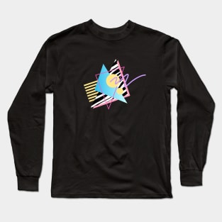 Memphis Pattern 5 / 80s Retro Long Sleeve T-Shirt